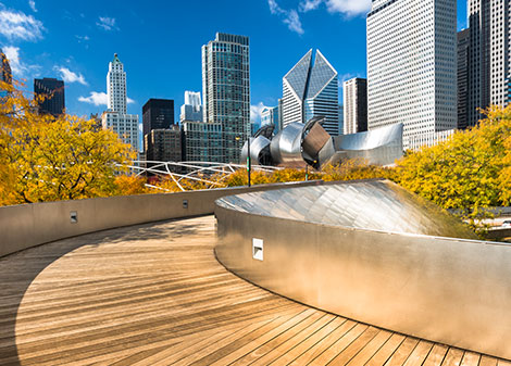 Millennium Park at Downtown Chicago