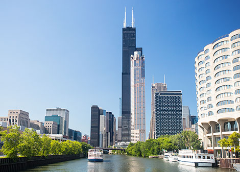 Willis Tower at Downtown Chicago