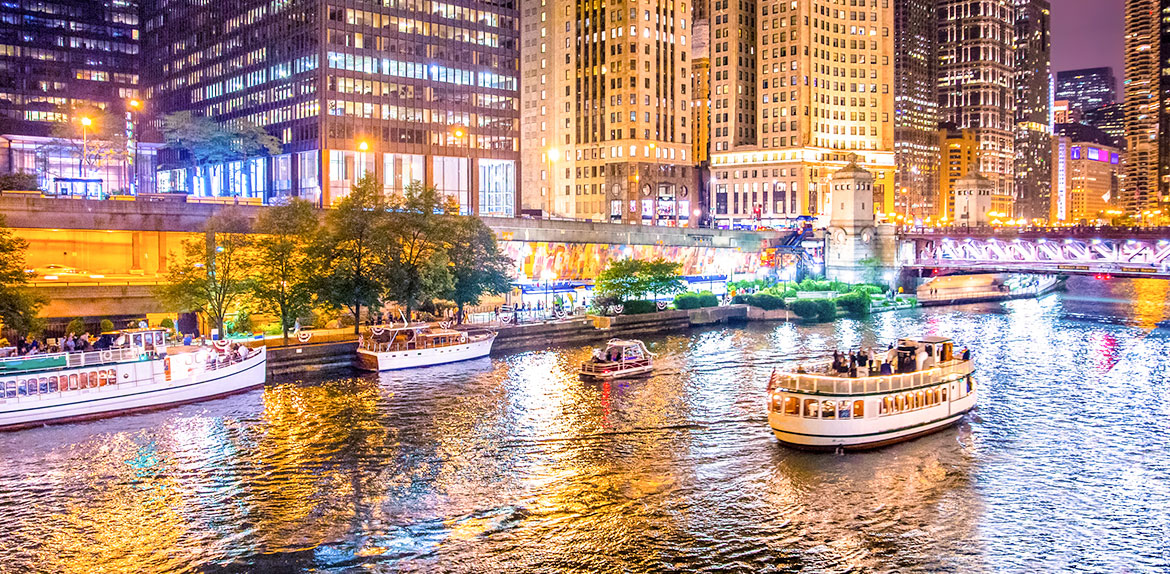 Downtown Chicago at Chicago